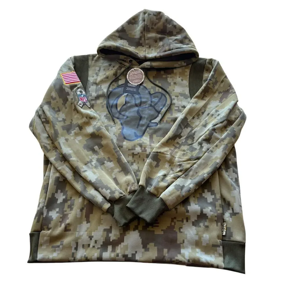 Nike Los Angeles Rams Salute To Service #99 Donald NWT Performance Hoodie Size L